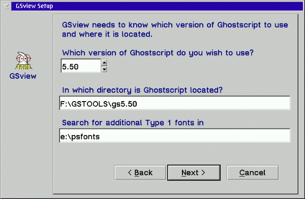 - Installazione di Ghostscript e Ghostview -