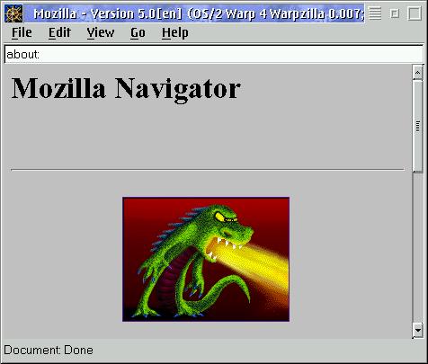 Screenshot di Warpzilla